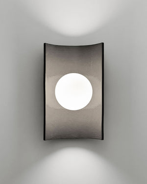 Curved Rectangular Wall Light Half Pipe