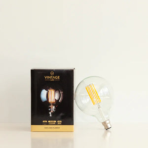Dimmable B22 LED | G125 | 8W | 2200K