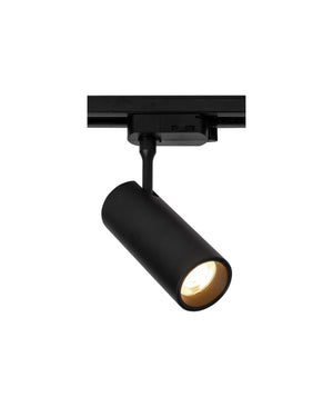 Small black track head on white background