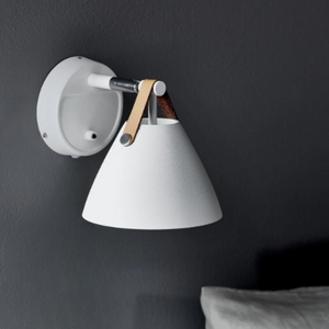 Danish Style Wall Light | White | Lighting Collective