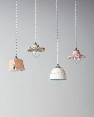 Decorative Square Ceramic Pendant - Lighting Collective
