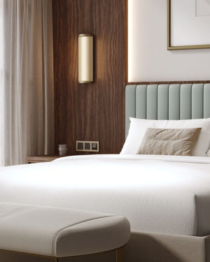 Dimmable Transitional Glass Rod Wall Light - Lighting Collective