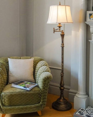 Elegant Crackle Floor Lamp | Assorted Sizes-Lighting Collective