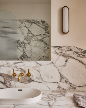 Elegant Elongated Glass Wall Light-Lighting Collective