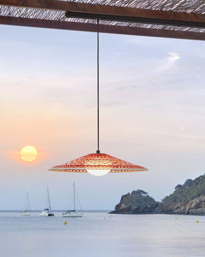 Exterior Conical Pendant Track Light