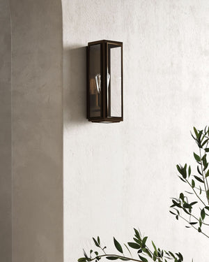 Exterior Traditional Aged Bronze Wall Lantern | Lighting Collective