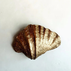 Gold Shell Wall Light