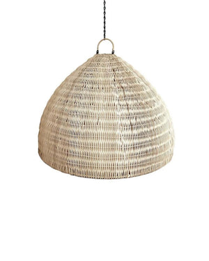 Fine Rattan Dome Pendant - Lighting Collective