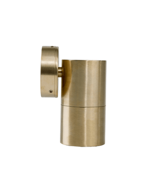 Fixed Down Pillar Wall Light | Brass | TRIColour-Wall Lights-Lighting Collective