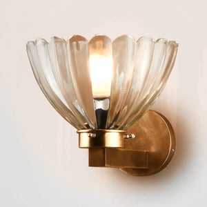 Floral Art Deco Wall Light