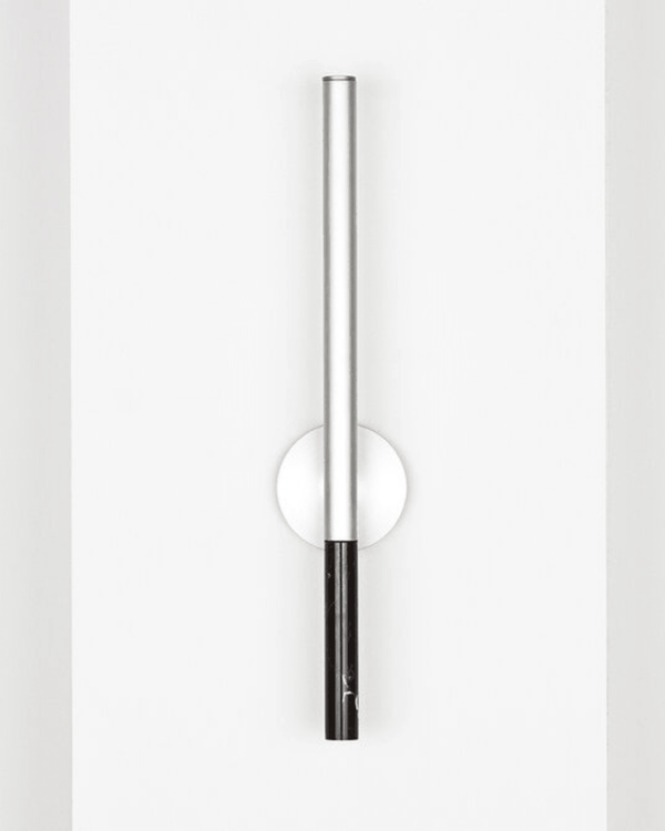 Brushed Silver / Arabescato White