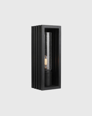 Framed Seeded Glass Wall Light | Lighting Collective | Small