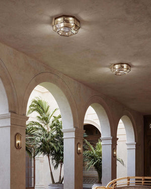 Geometric Bevelled Glass Wall Light | Rilegato