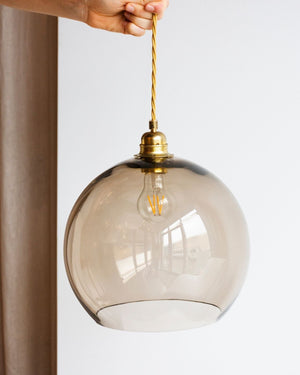 Glass Metal Spherical Pendant | Lighting Collective