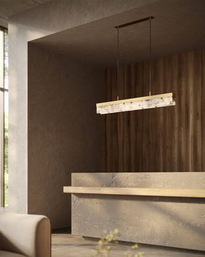 Glass Shard Linear Dual Pendant | Fragment - Lighting Collective