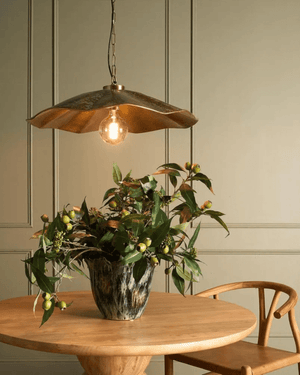 Hammered Brass Pendant Light - Lighting Collective