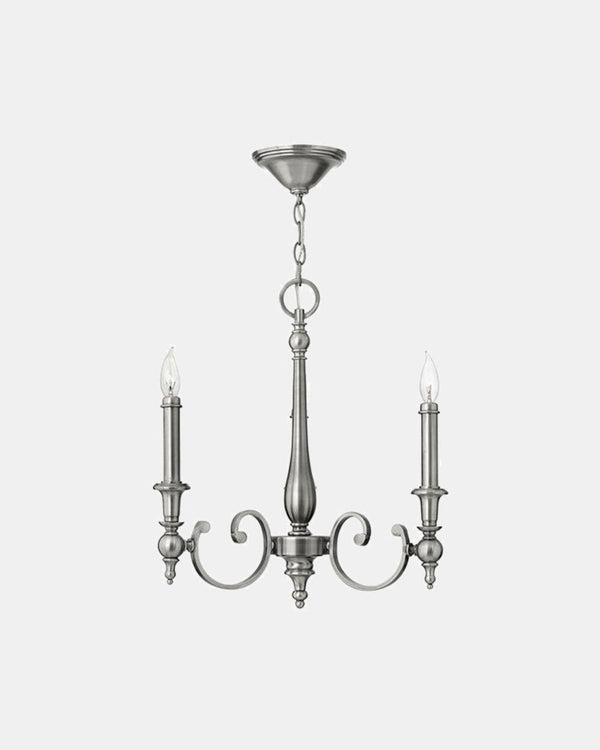 3 light chandelier