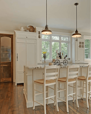 Hamptons Brass Pendant Light-Lighting Collective