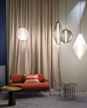 Hand - Blown Glass Double Cone Pendant | Buoy - Lighting Collective
