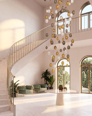 Hand - Cut Crystal Capsule Pendant | Metamorphosis - Lighting Collective