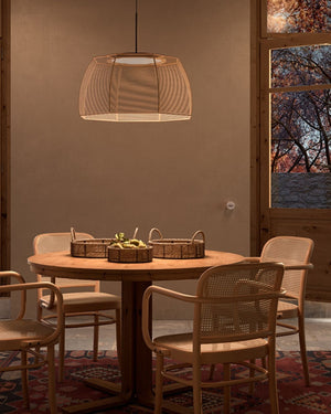 Hand-Woven Cotton Suspended Pendant