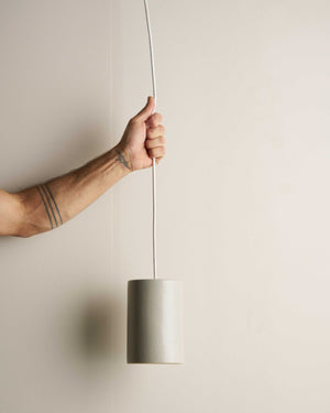 Handmade Ceramic Cylindrical Pendant - Lighting Collective