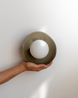 Handmade Ceramic Shell Wall Sconce - Lighting Collective
