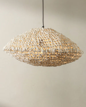 Handwoven Rope Elliptical Pendant - Lighting Collective