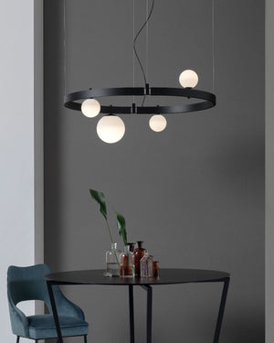 Inspired Circular Linear Pendant-Lighting Collective