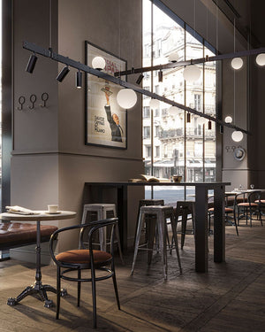 Inspired Orb Linear Pendant-Lighting Collective