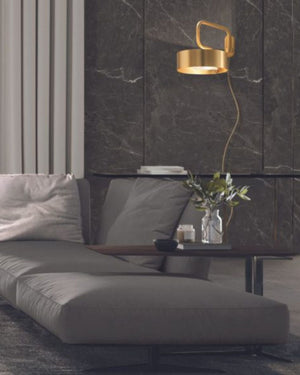 Italian Brushed Gold Wall Light - Lighting Collective