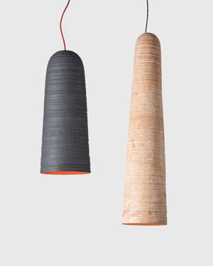 Italian Ceramic Cone Pendant Light | Assorted Sizes - Lighting Collective