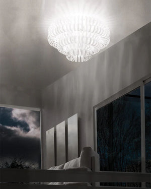 Italian Chain Link Glass Ceiling Light - Lighting Collective