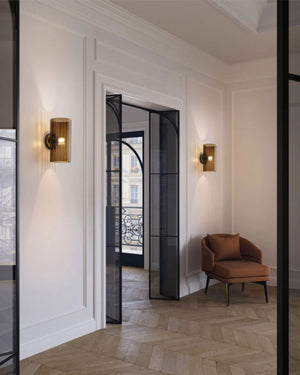 Italian Cylindrical Glass Wall Light - Lighting Collective