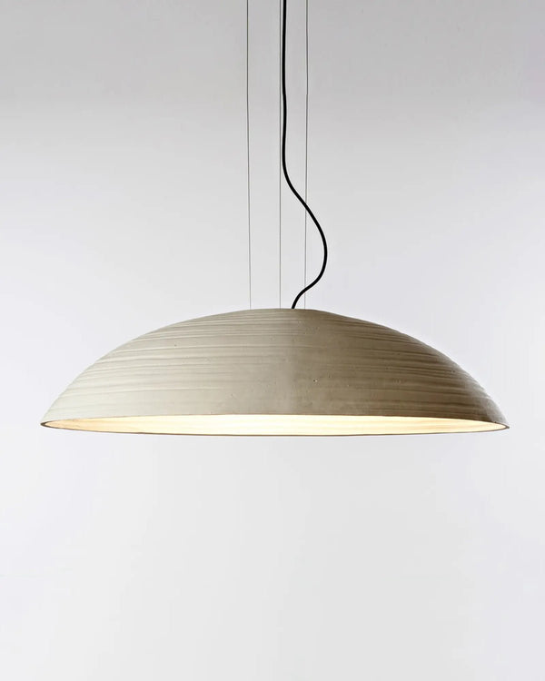 Italian Terracotta Oval Pendant Light