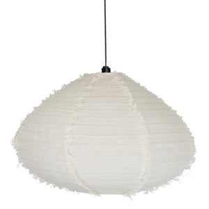 Japanese Linen Pendant Shade Medium Marshmallow