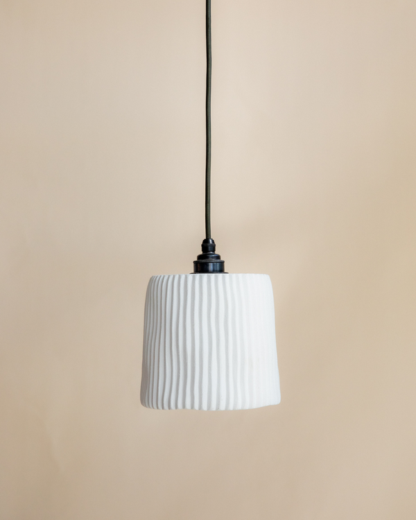 Bone White / New Brass / Canvas Pulley