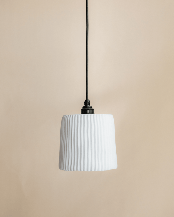 Bone White / New Brass / Canvas Pulley