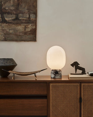 Large Scandinavian Oval Table Lamp | JWDA - Lighting Collective
