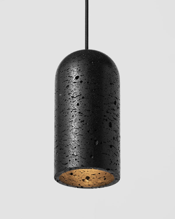 Lava Stone Organic Elongated Dome Pendant | Buzao