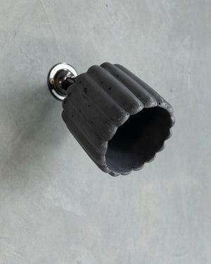 Adjustable Fluted Concrete Wall Light | Charcoal | Bronze | Lighting Collective