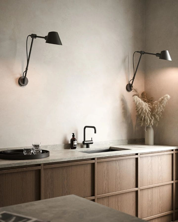 Adjustable Long Arm Wall Light