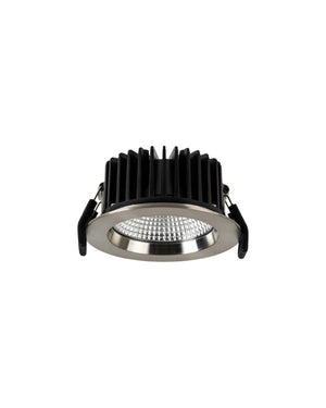 Aluminium Fixed Flush LED Downlight | Stainless Steel | Lighting Collective