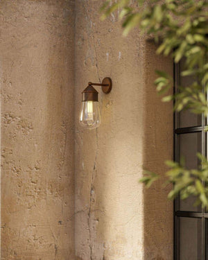 Antique Brass & Copper Wall Light
