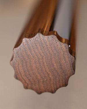 Australian Fluted Timber Linear Pendant | Blackwood
