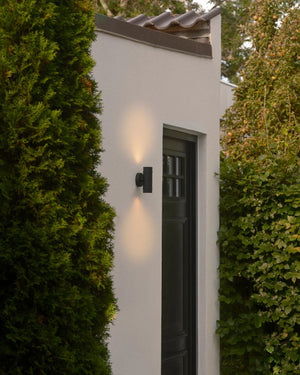Banded Up & Down Cylindrical Wall Light