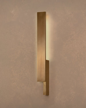 Bloc Wall Sconce | Aged Brass | Lighting Collective