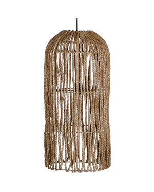 Braided Banana Fibre Pendant Shade | Zion | Natural | Lighting Collective