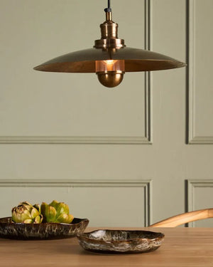 Cast Metal Disc Pendant | Lighting Collective