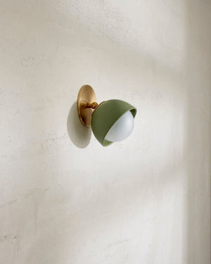 Ceramic Bowl Angle Wall Light | Sage & Brass | SALE | Lighting Collective